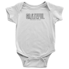 Load image into Gallery viewer, Grateful Baby Bodysuit BLACK Print
