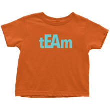 Load image into Gallery viewer, tEAm Toddler T-Shirt  BLACK Print
