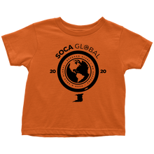 Load image into Gallery viewer, Soca Global Toddler T-Shirt BLACK print