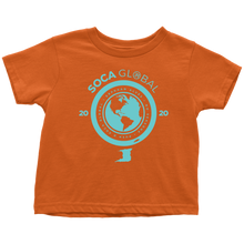 Load image into Gallery viewer, Soca Global Toddler T-Shirt TURQ print