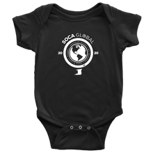 Load image into Gallery viewer, Soca Global Baby Bodysuit  WHITE  print