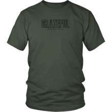 Load image into Gallery viewer, Grateful Unisex Shirt BLK Print