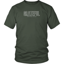 Load image into Gallery viewer, Grateful Unisex Shirt WHITE Print