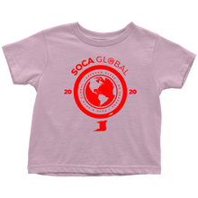 Load image into Gallery viewer, Soca Global Toddler T-Shirt RED print