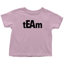 Load image into Gallery viewer, tEAm Toddler-Shirt  BLACK Print