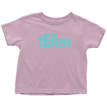 Load image into Gallery viewer, tEAm Toddler T-Shirt  BLACK Print