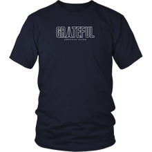Load image into Gallery viewer, Grateful Unisex Shirt WHITE Print