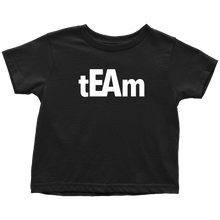 Load image into Gallery viewer, tEAm Toddler T-Shirt  White Print