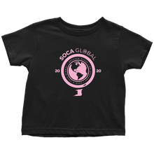 Load image into Gallery viewer, Soca Global Toddler T-Shirt PINK print