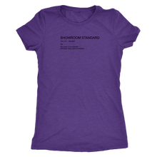 Load image into Gallery viewer, Showroom Standard DEF WOMENS BLK print