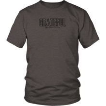 Load image into Gallery viewer, Grateful Unisex Shirt BLK Print