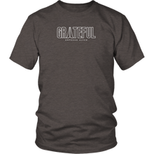 Load image into Gallery viewer, Grateful Unisex Shirt WHITE Print