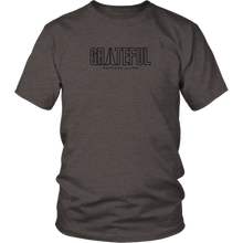 Load image into Gallery viewer, Grateful Unisex Shirt BLK Print