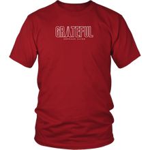 Load image into Gallery viewer, Grateful Unisex Shirt WHITE Print