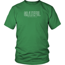 Load image into Gallery viewer, Grateful Unisex Shirt WHITE Print