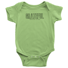 Load image into Gallery viewer, Grateful Baby Bodysuit BLACK Print