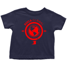 Load image into Gallery viewer, Soca Global Toddler T-Shirt RED print