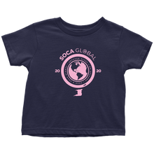 Load image into Gallery viewer, Soca Global Toddler T-Shirt PINK print