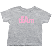 Load image into Gallery viewer, tEAm Toddler T-Shirt  BLACK Print