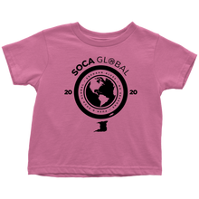 Load image into Gallery viewer, Soca Global Toddler T-Shirt BLACK print