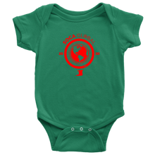 Load image into Gallery viewer, Soca Global Baby Bodysuit RED print