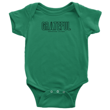 Load image into Gallery viewer, Grateful Baby Bodysuit BLACK Print