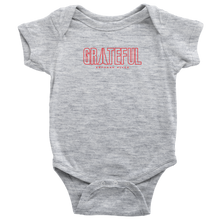 Load image into Gallery viewer, Grateful Baby Bodysuit RED Print