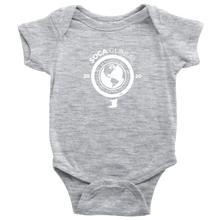 Load image into Gallery viewer, Soca Global Baby Bodysuit  WHITE  print