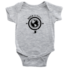 Load image into Gallery viewer, Soca  Global Baby Bodysuit BLACK print