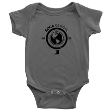 Load image into Gallery viewer, Soca  Global Baby Bodysuit BLACK print