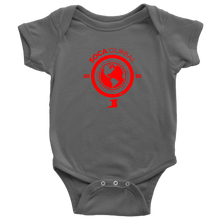 Load image into Gallery viewer, Soca Global Baby Bodysuit RED print