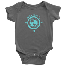 Load image into Gallery viewer, Soca Global Baby Bodysuit TURQ print
