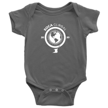 Load image into Gallery viewer, Soca Global Baby Bodysuit  WHITE  print