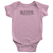 Load image into Gallery viewer, Grateful Baby Bodysuit BLACK Print