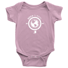 Load image into Gallery viewer, Soca Global Baby Bodysuit  WHITE  print