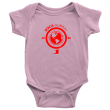 Load image into Gallery viewer, Soca Global Baby Bodysuit RED print