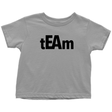 Load image into Gallery viewer, tEAm Toddler-Shirt  BLACK Print