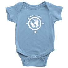 Load image into Gallery viewer, Soca Global Baby Bodysuit  WHITE  print