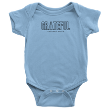 Load image into Gallery viewer, Grateful Baby Bodysuit BLACK Print