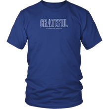 Load image into Gallery viewer, Grateful Unisex Shirt WHITE Print
