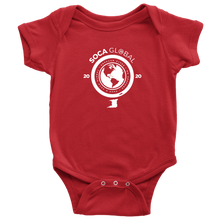 Load image into Gallery viewer, Soca Global Baby Bodysuit  WHITE  print