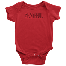 Load image into Gallery viewer, Grateful Baby Bodysuit BLACK Print