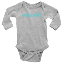 Load image into Gallery viewer, No Seasons Baby Bodysuit TURQ print