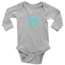 Load image into Gallery viewer, Soca Global Baby Bodysuit Long Sleeve TURQ print