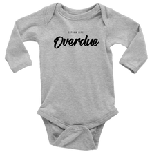 Load image into Gallery viewer, Overdue Baby Bodysuit WHITE print