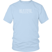 Load image into Gallery viewer, Grateful Unisex Shirt WHITE Print