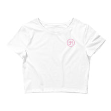 Load image into Gallery viewer, EA pocket logo Women’s Crop Tee