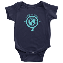 Load image into Gallery viewer, Soca Global Baby Bodysuit TURQ print