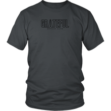 Load image into Gallery viewer, Grateful Unisex Shirt BLK Print
