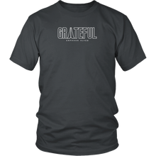 Load image into Gallery viewer, Grateful Unisex Shirt WHITE Print